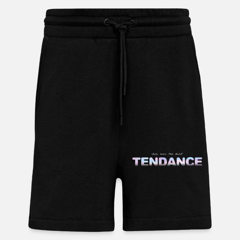 TENDENZ - Shorts - made by SPREAD - SOLID BLACK