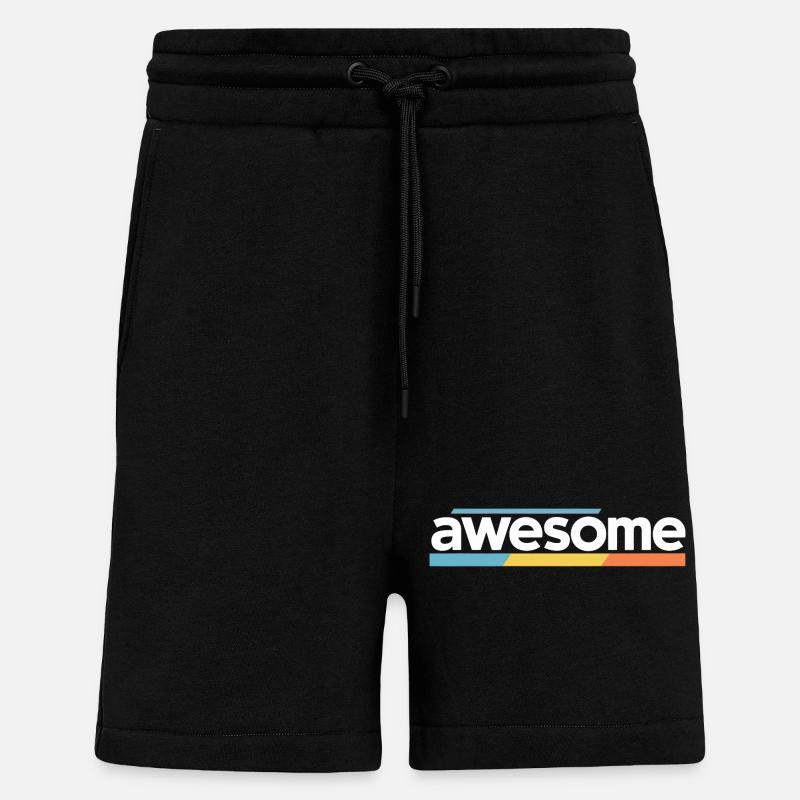 Fantastisches Typografie-Design - Shorts - made by SPREAD - SOLID BLACK