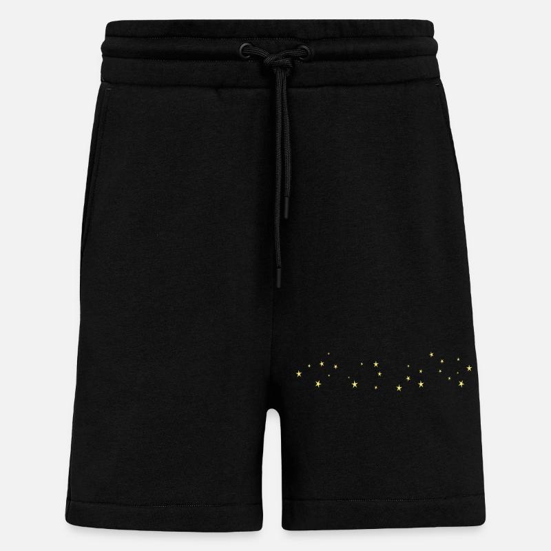 Étoile étoile - Short bio décontracté fabriqué en UE - SOLID BLACK