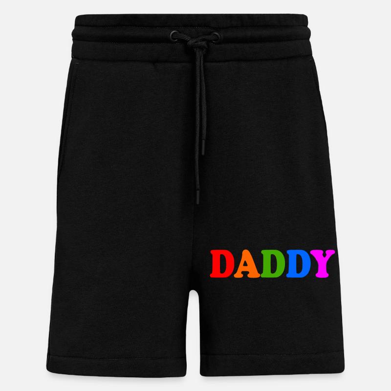 Daddy - Short bio décontracté fabriqué en UE - SOLID BLACK