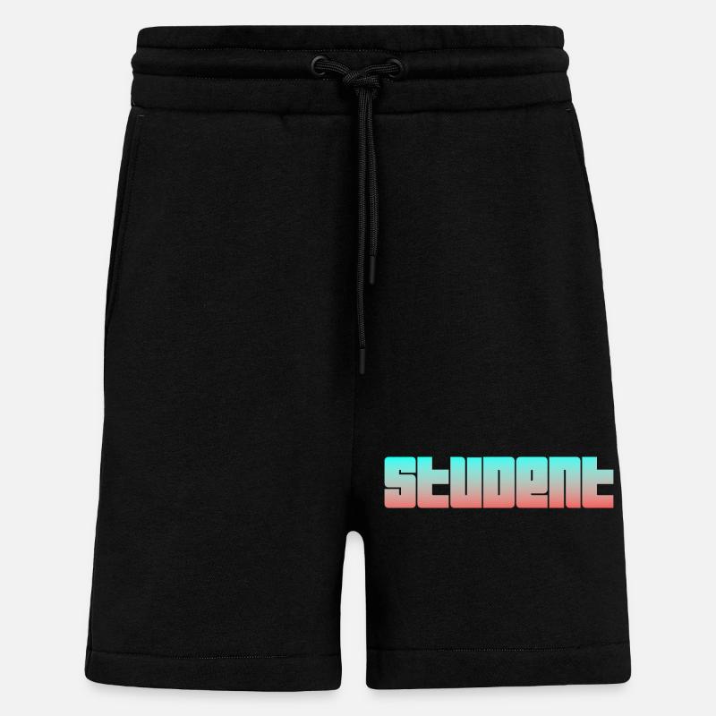 Student Logo - Shorts - made by SPREAD - SOLID BLACK