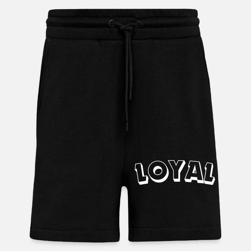Loyal Loyalty - Shorts - made by SPREAD - SOLID BLACK