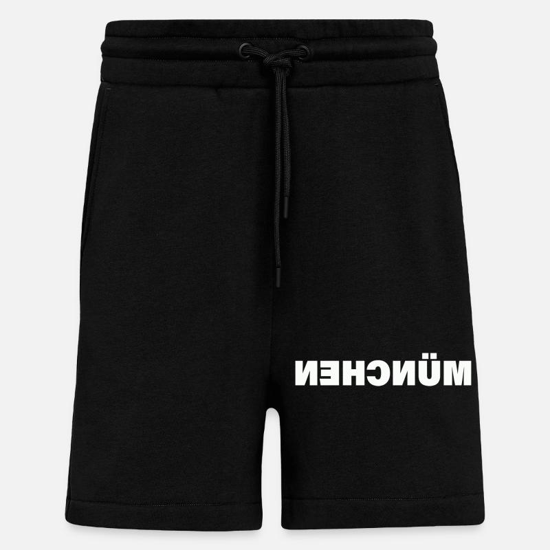 MÜNCHEN - Shorts - made by SPREAD - SOLID BLACK