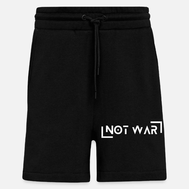 L’urgence était - Short bio décontracté fabriqué en UE - SOLID BLACK