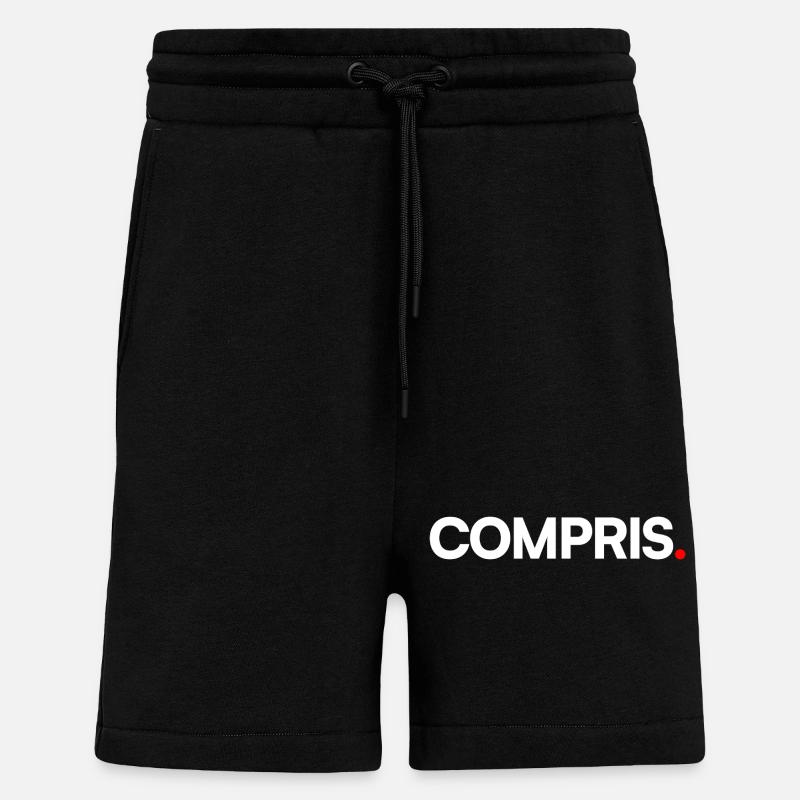Compris - Short bio décontracté fabriqué en UE - SOLID BLACK