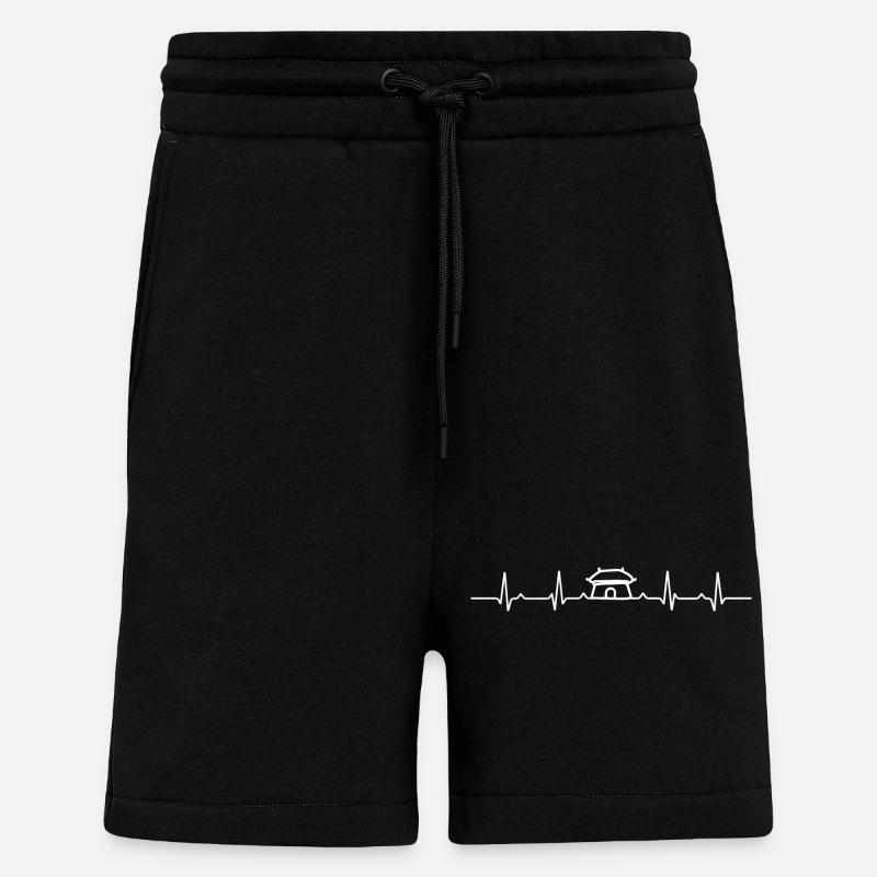 Awaiting design upload - Shorts - made by SPREAD - SOLID BLACK