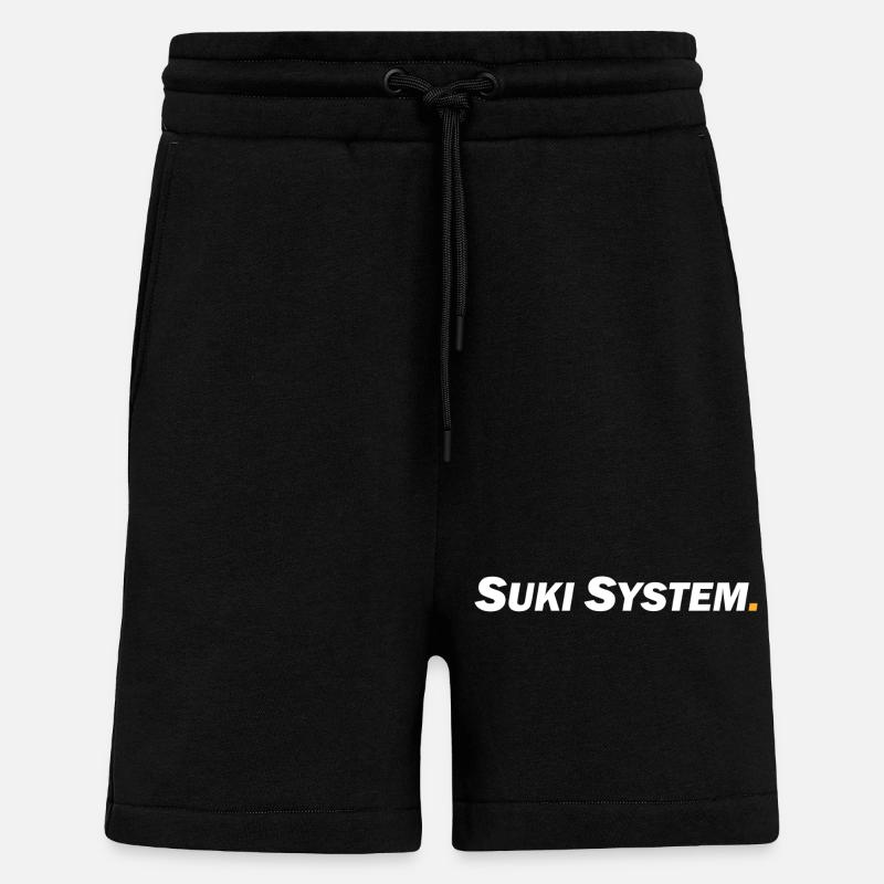 Système Suki - Short bio décontracté fabriqué en UE - SOLID BLACK