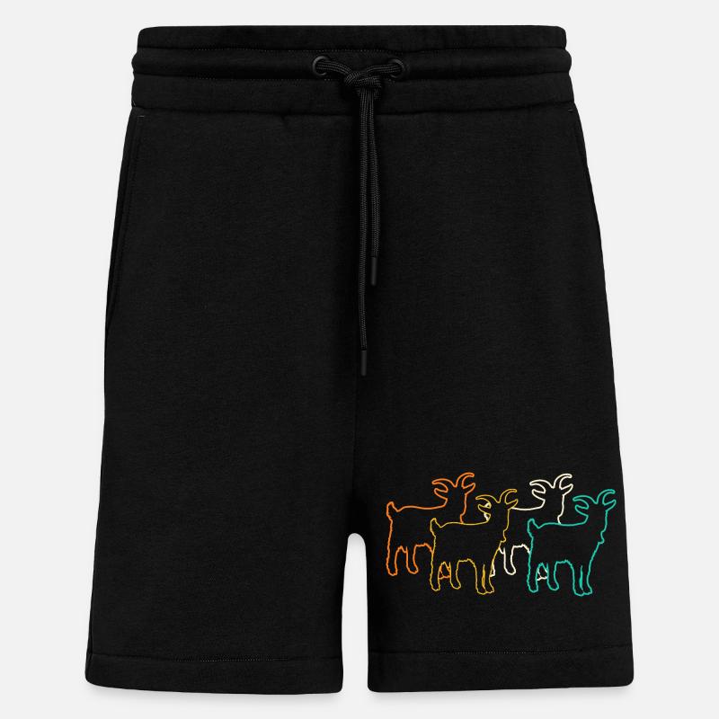 Ziegen - Shorts - made by SPREAD - SOLID BLACK