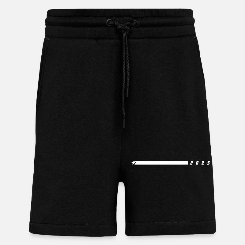 Ligne 2025 - Short bio décontracté fabriqué en UE - SOLID BLACK