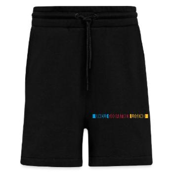 Uncle Godfather Legend Quote - Shorts - made by SPREAD - SOLID BLACK - Front