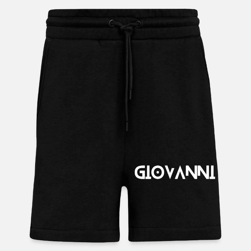 Giovanni - Short bio décontracté fabriqué en UE - SOLID BLACK