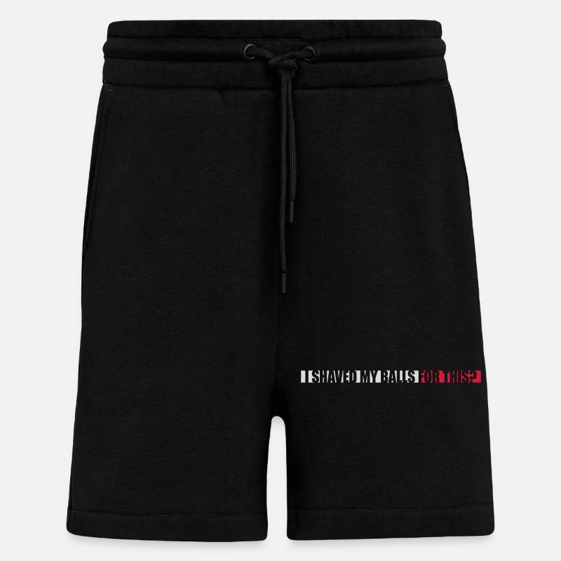 I shaved my balls - Shorts - made by SPREAD - SOLID BLACK