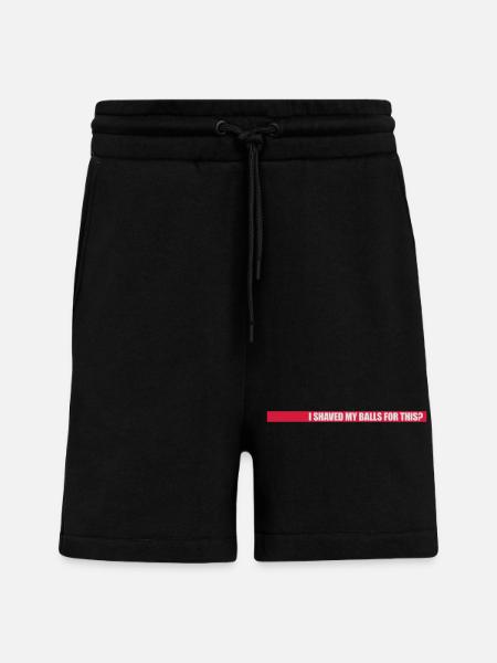 I shaved my balls - Shorts - made by SPREAD - SOLID BLACK