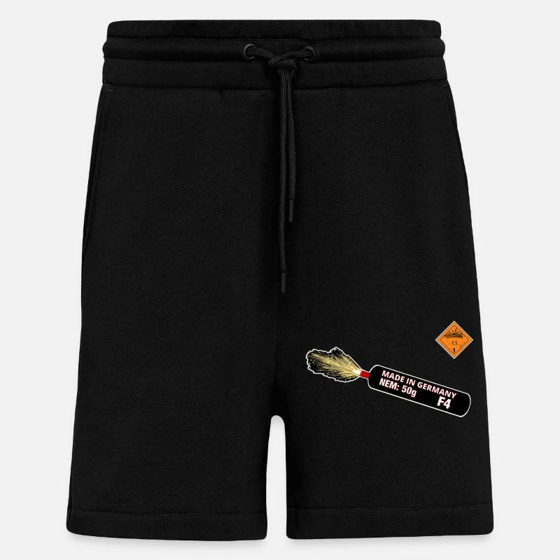 F4 Pyro - Shorts - made by SPREAD - SOLID BLACK