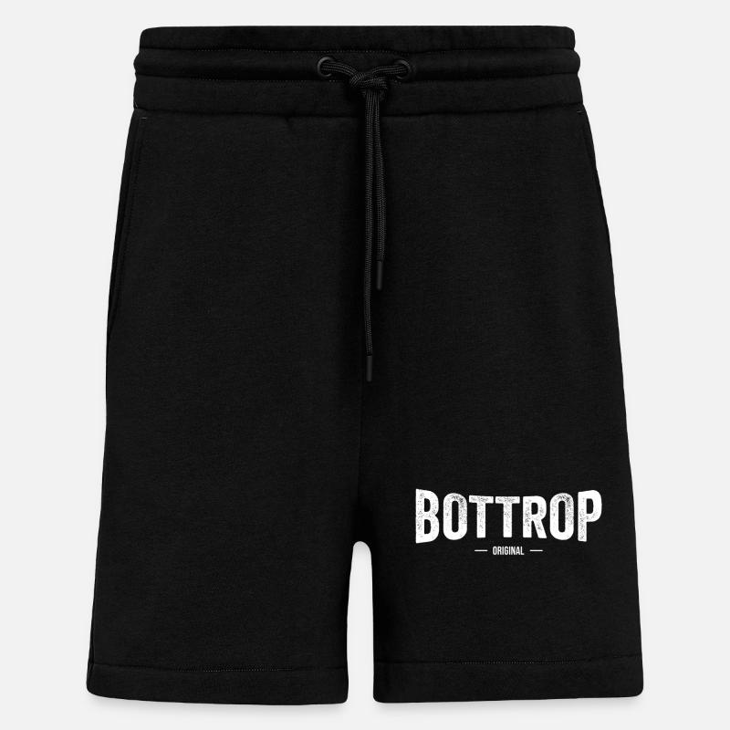 Bottrop Original - Shorts - made by SPREAD - SOLID BLACK