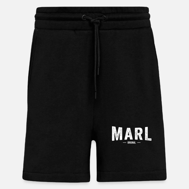 Marl Original - Shorts - made by SPREAD - SOLID BLACK