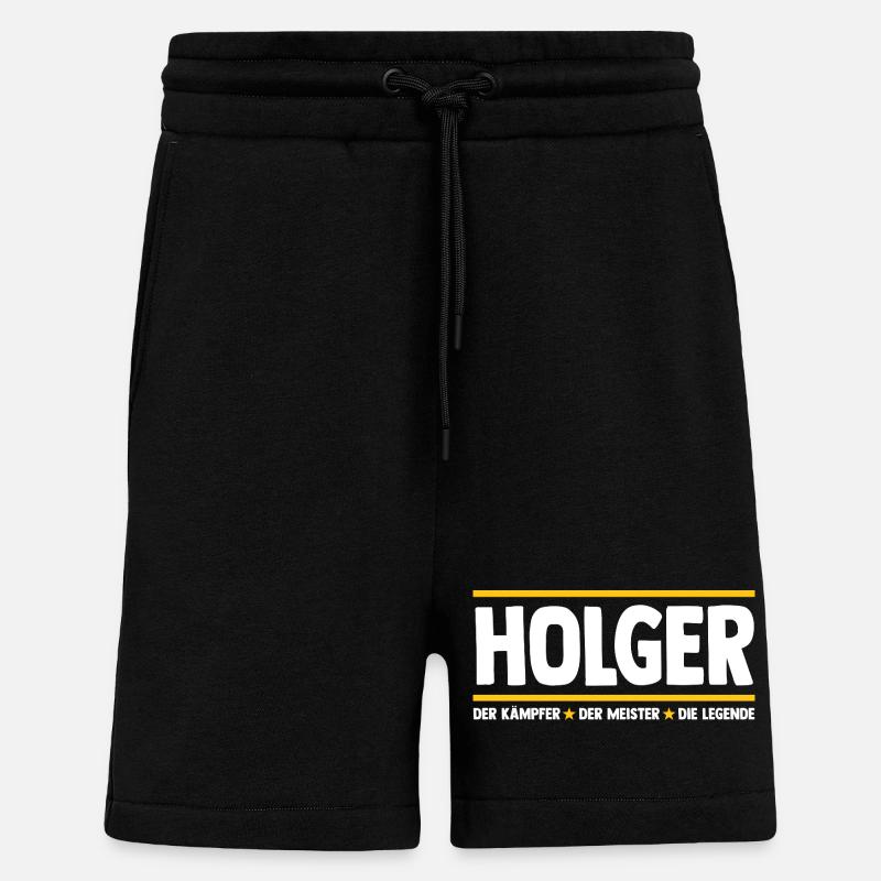Holger - Shorts - made by SPREAD - SOLID BLACK