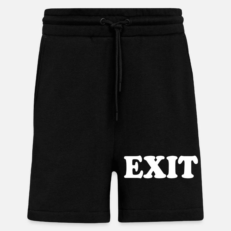 Exit - Shorts - made by SPREAD - SOLID BLACK