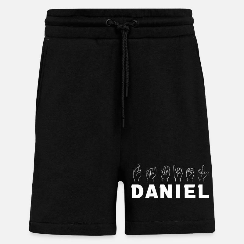 Gebärdensprache Daniel - Shorts - made by SPREAD - SOLID BLACK