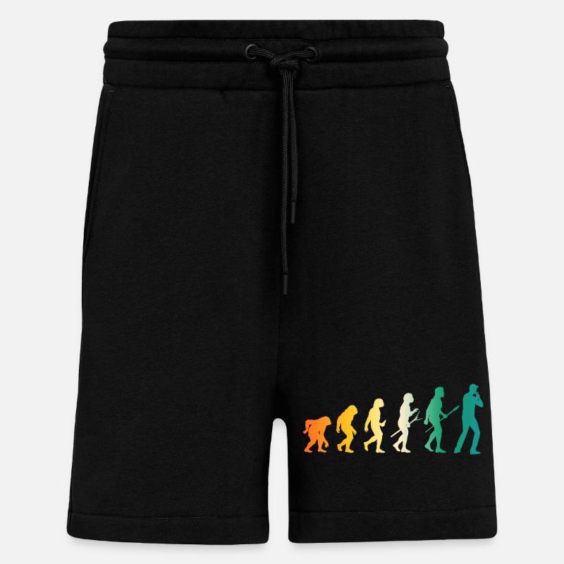 Harmonica Evolution Harmonica - Short bio décontracté fabriqué en UE - SOLID BLACK