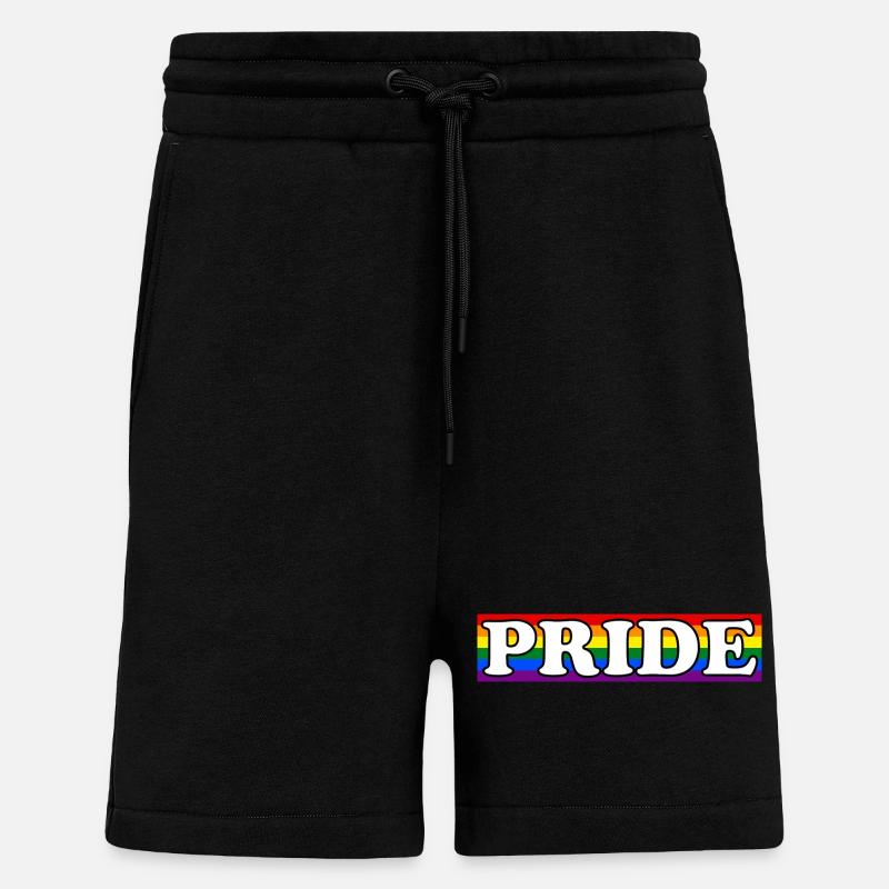 Pride Rainbow - Shorts - made by SPREAD - SOLID BLACK