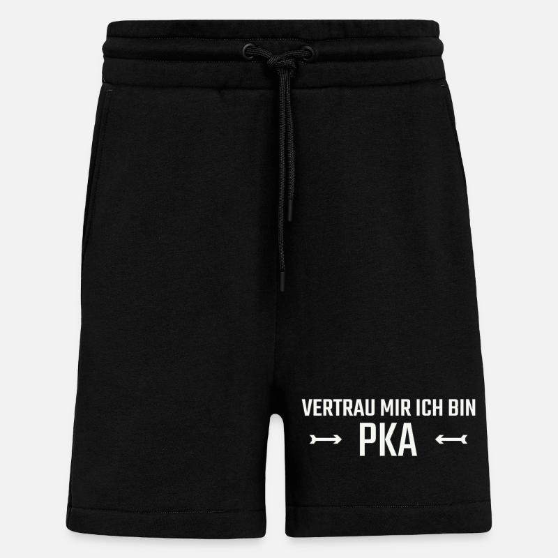 PKA Vetrau mir - Shorts - made by SPREAD - SOLID BLACK