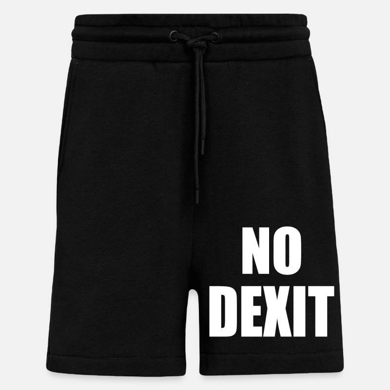 No dexit - Shorts - made by SPREAD - SOLID BLACK