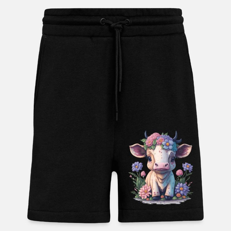 Kuh - Shorts - made by SPREAD - SOLID BLACK