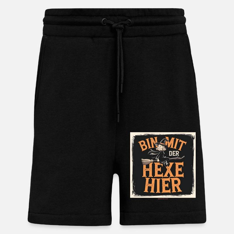 I'm here with the witch - Shorts - made by SPREAD - SOLID BLACK