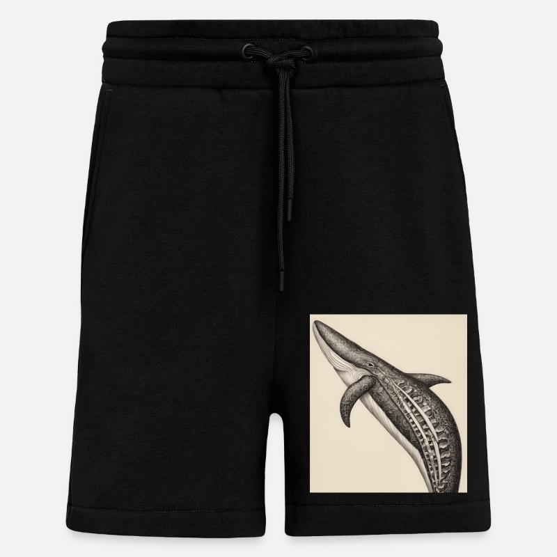 Anatomie der Wale - Shorts - made by SPREAD - SOLID BLACK
