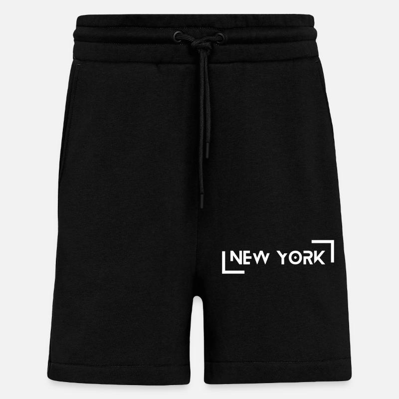 New York - Shorts - made by SPREAD - SOLID BLACK