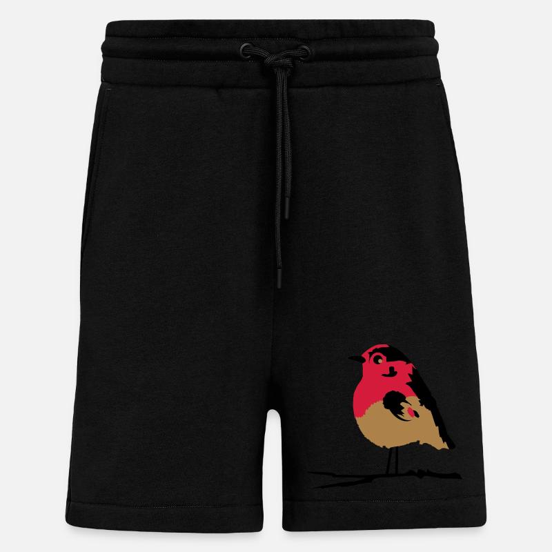 Rotkehlchen - Shorts - made by SPREAD - SOLID BLACK
