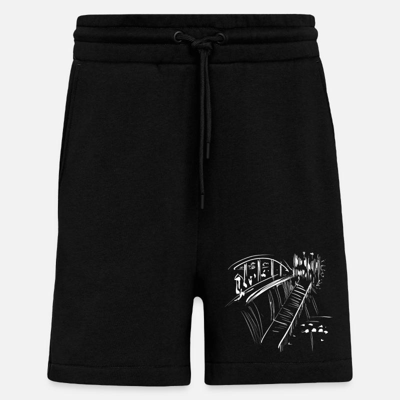 Architecture bridge - Shorts - made by SPREAD - SOLID BLACK