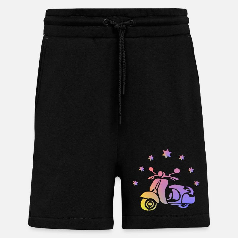 Retro Roller - Shorts - made by SPREAD - SOLID BLACK