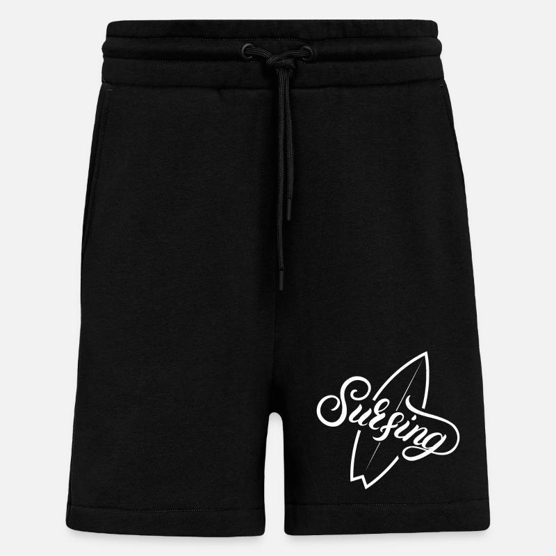Surfen, Surffan, Surfen - Shorts - made by SPREAD - SOLID BLACK