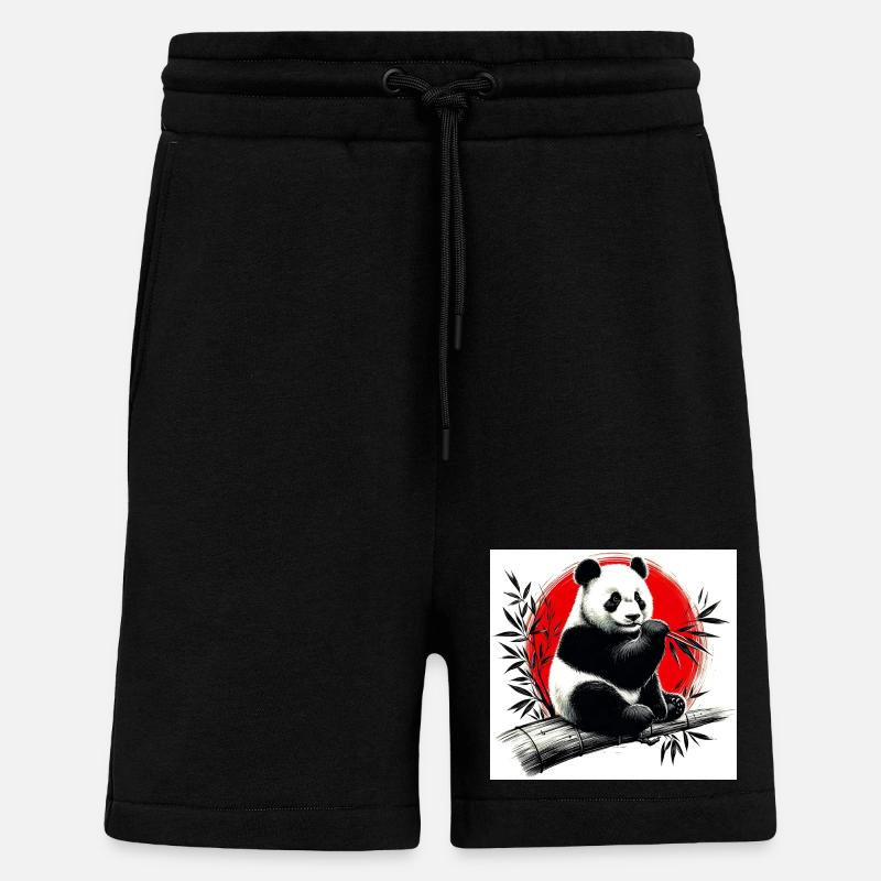 Panda - Shorts - made by SPREAD - SOLID BLACK