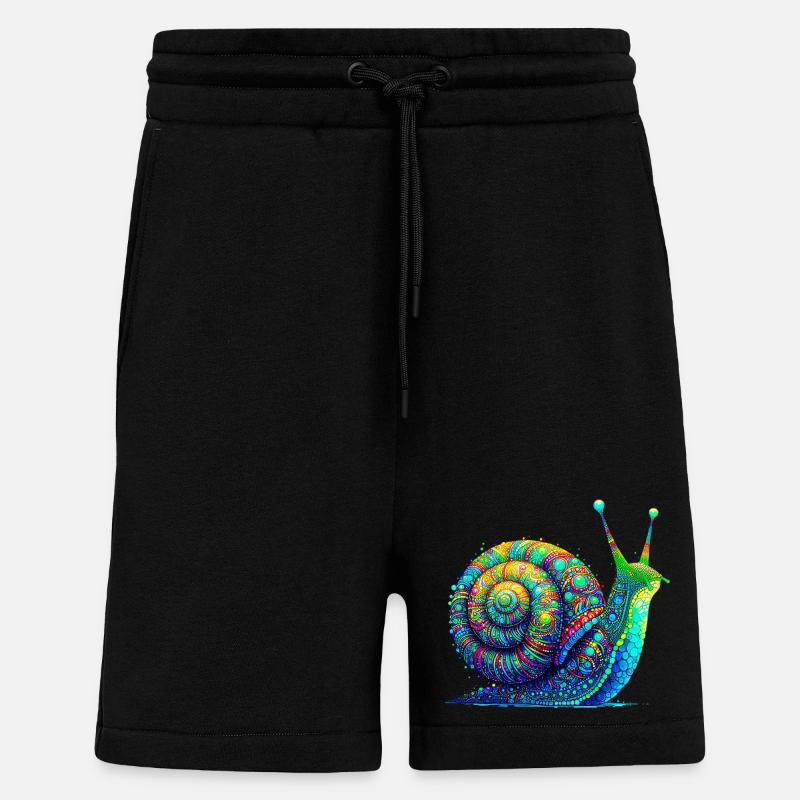 Snail - Shorts - made by SPREAD - SOLID BLACK