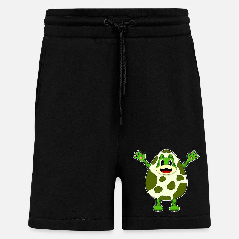 Frosch Ei - Shorts - made by SPREAD - SOLID BLACK