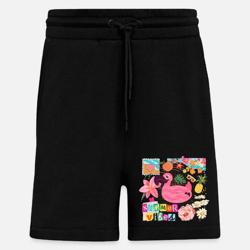 Funky Summer - Shorts - made by SPREAD - SOLID BLACK