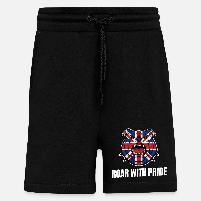 British pride - Shorts - made by SPREAD - SOLID BLACK