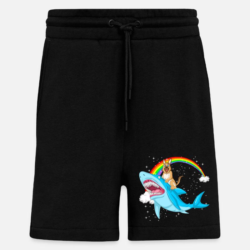 Deutscher Schäferhund Reithai - Shorts - made by SPREAD - SOLID BLACK