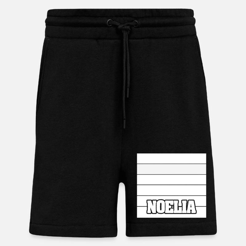Noelia - Short bio décontracté fabriqué en UE - SOLID BLACK