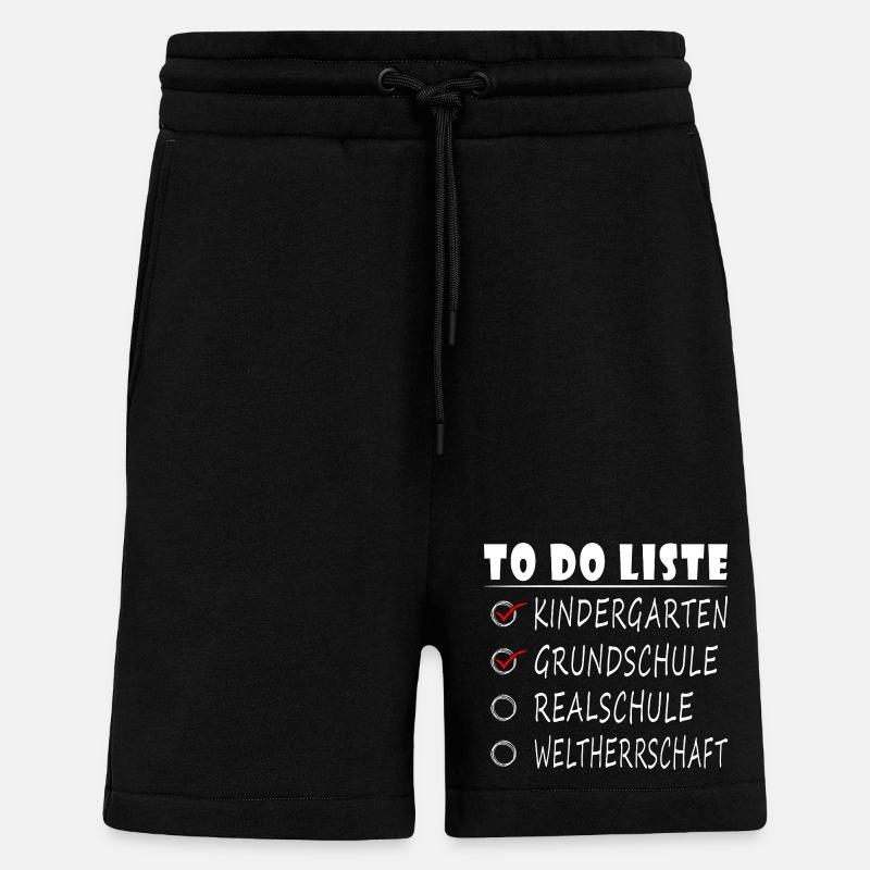Realschule - Shorts - made by SPREAD - SOLID BLACK