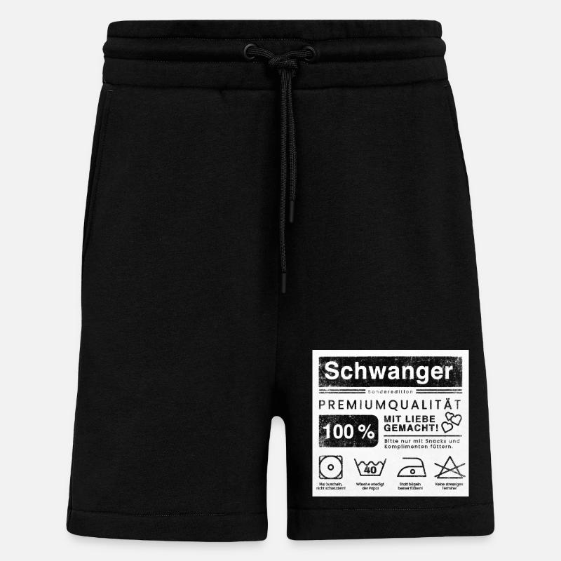 Schwangerschaft Sonderedition  - Shorts - made by SPREAD - SOLID BLACK