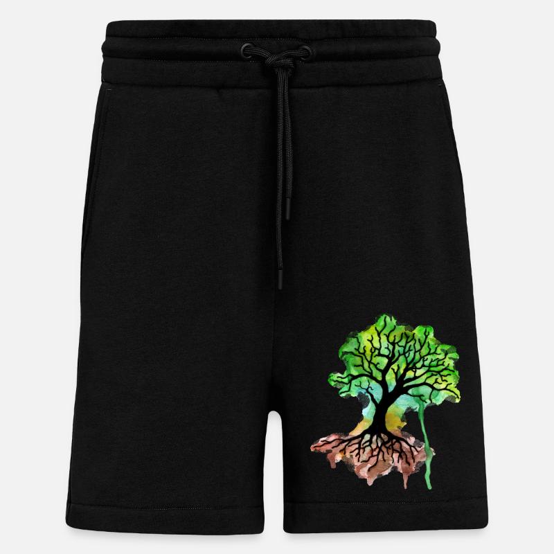 Baum - Shorts - made by SPREAD - SOLID BLACK