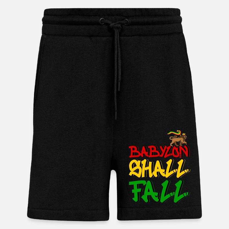 Babylon Shall Fall - Shorts - made by SPREAD - SOLID BLACK