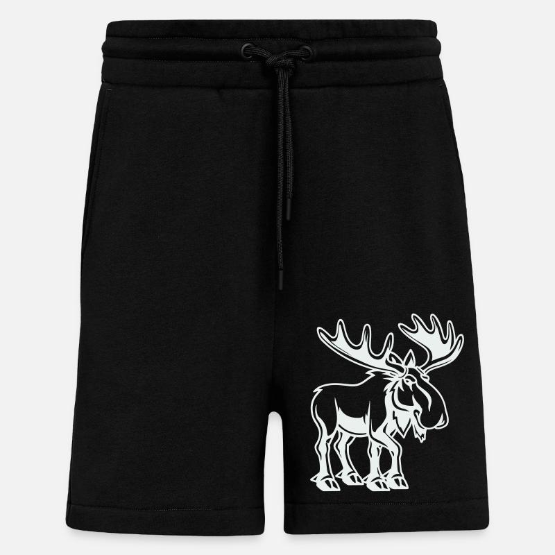 elch - Shorts - made by SPREAD - SOLID BLACK