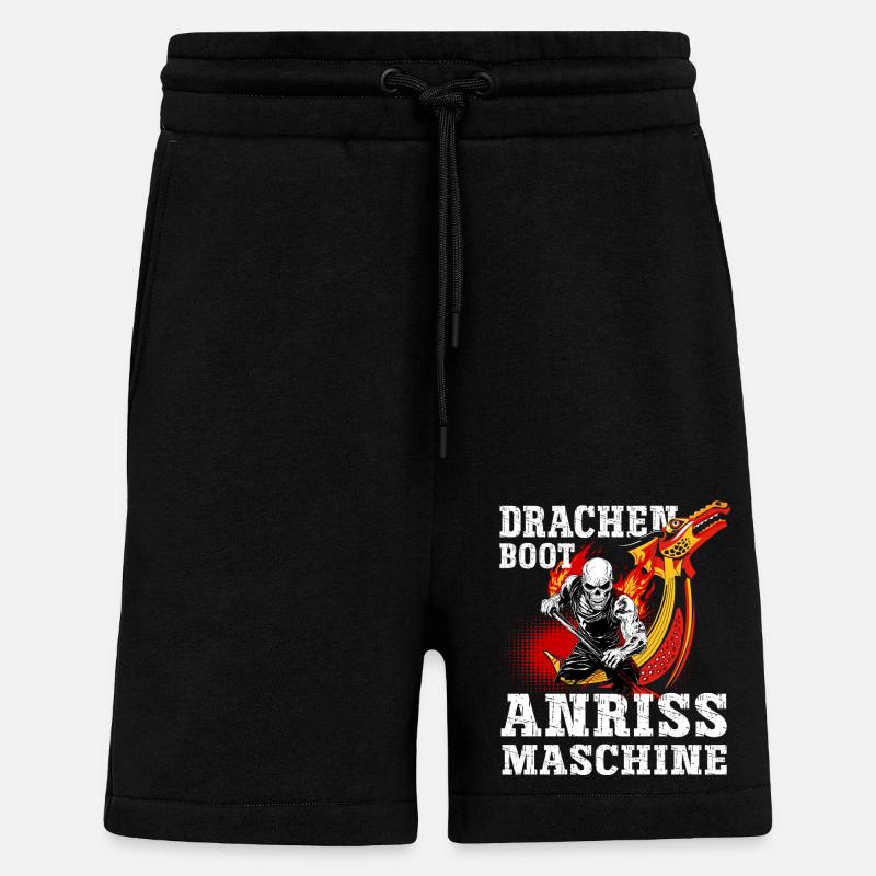 Drachenboot - Shorts - made by SPREAD - SOLID BLACK