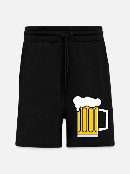 Brancard - Short bio décontracté fabriqué en UE - SOLID BLACK