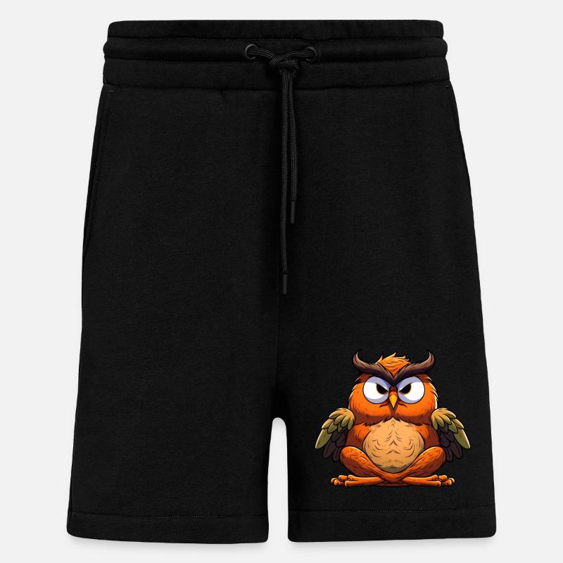 Yogi Eule - Shorts - made by SPREAD - SOLID BLACK